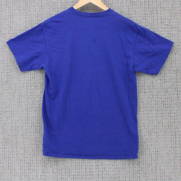 Vintage Majestic Shirt Mens Medium M Blue Midland RockHounds Baseball Team Art - Picture 7 of 9